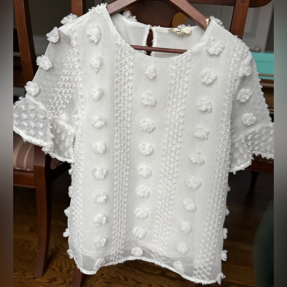 Entro Swiss Dot Top Sz M NWOT - Picture 6 of 8